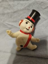 Vintage flocked snowman for sale  Emporia