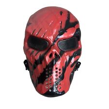 Máscara de Paintball Airsoft Cráneo Esqueleto Cara Completa Ejército Táctica Halloween Cosplay, usado segunda mano  Embacar hacia Argentina