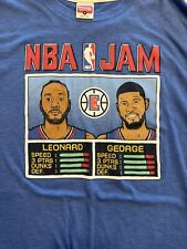 Camisa Clippers Kawhi Leonard Paul George NBA Jam Homage tamanho médio M comprar usado  Enviando para Brazil