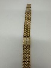 Usado, Relógio de pulso feminino Elgin diamante quartzo pulseira tom dourado PRECISA DE BATERIA NOVA {A} comprar usado  Enviando para Brazil