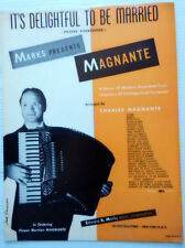 Partituras de música CHARLES MAGNANTE É DELICIOSO SE CASAR arranjo de acordeão, usado comprar usado  Enviando para Brazil
