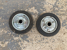 Metal trolley wheels for sale  COLCHESTER