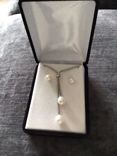 Pearl necklace earring for sale  ERSKINE