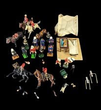 Lote misto de miniaturas pintadas de chumbo soldado usadas algum desgaste LS comprar usado  Enviando para Brazil