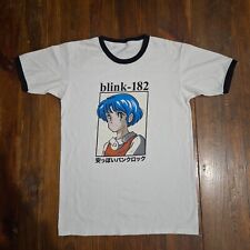 Rara Blink 182 Anime Ranma 1/2 Banda Camisa Punk Rock Patín Vintage Blanco Retro S segunda mano  Embacar hacia Argentina