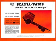 Scania vabis fiche d'occasion  Ouzouer-sur-Loire
