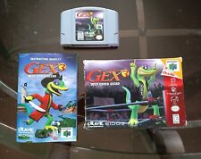 Usado, Gex 3: Deep Cover Gecko (Nintendo 64, 1999) CIB Completo Na Caixa Com Manual comprar usado  Enviando para Brazil