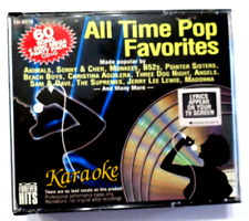 CD + G KARAOKE - Favoritos del pop de todos los tiempos 60 canciones 4 discos mega paquete de fiesta segunda mano  Embacar hacia Argentina