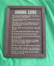 Vintage sauna lore for sale  Petaluma
