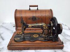 ANTIQUE SINGER 12K FIDDLE BASE SEWING MACHINE & CASE SERIAL NO 5641501 DATE 1871 for sale  Shipping to South Africa