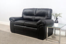 couch leather 2 seater faux for sale  MIRFIELD