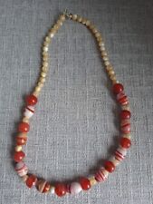Mother of Pearl and Glass Bead Necklace, used for sale  AYLESBURY