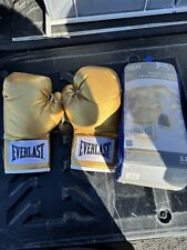 Luvas de treino Everlast unissex bolsa de pulso tamanho 12 onças ouro luvas de boxe comprar usado  Enviando para Brazil