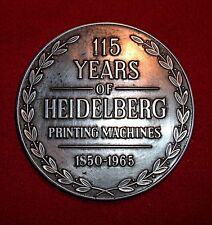 Plaque heidelberg printing for sale  LONDON