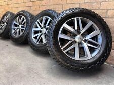 4x GENUINE Hilux Sr5 18” wheels and NEW AT tyres 265/60/18” fits Prado Fortuner for sale  Shipping to South Africa