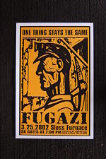 Fugazi poster 2002 for sale  Augusta