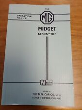 Midget owners manual for sale  Seligman