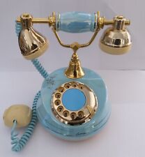 Telefono vintage celeste usato  Reggio Calabria