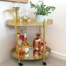 Gold drinks trolley for sale  Shipping to Ireland