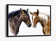 Brown watercolour horses for sale  LONDONDERRY