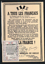 Carte 1er jour d'occasion  France