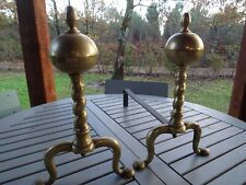 Chenets anciens bronze d'occasion  France