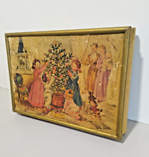 Antica scatola natalizia usato  Virle Piemonte