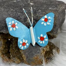 Blue enamel butterfly for sale  Pennellville