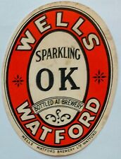 Wells sparkling bottle for sale  WATFORD