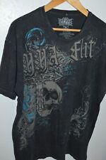 Camiseta masculina Y2K MMA ELITE XL cyber goth Skull angustiada OG ficção gráfica comprar usado  Enviando para Brazil