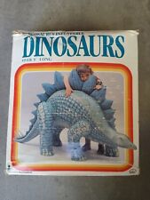 DINOSAURS (Stegosaurus) INFLATABLE OVER 5' LONG BY INTEX RECREATION 1987 VINTAGE for sale  Shipping to South Africa