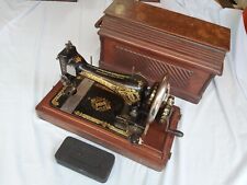 Vintage Singer Sewing Machine, in unusual case and with a box of accessories for sale  Shipping to South Africa