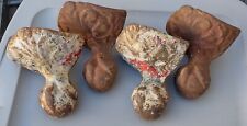 Set of 4 Antique Vintage Cast Iron Clawfoot Bath Tub Feet Ball & Eagle Claw Foot, used for sale  Shipping to South Africa