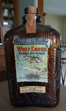 VINTAGE WOLF CREEK QUART RYE WHISKEY BOTTLE NICE LABELS 1930'S for sale  Shipping to South Africa