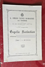 Pagella scolastica ginnasio usato  L Aquila