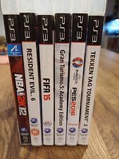 Pacote de jogos PS3 Resident Evil 6 Tekken PES 2016 FIFA15 NBA2K12 Gran Turismo 5 comprar usado  Enviando para Brazil