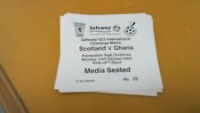 Ticket scotland ghana for sale  GALASHIELS