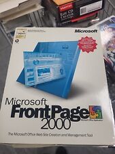Microsoft frontpage 2000 for sale  Jacksonville