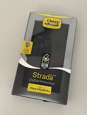 Capa de vidro genuína OtterBox Strada + Alpha iPhone 6/6s Plus ônix couro preto, usado comprar usado  Enviando para Brazil