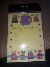 40th party invitation for sale  WOLVERHAMPTON