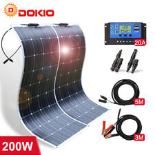 Dokio 100w 12v 200w Semi-flexible Mono Solar Panel Kit for Caravan/Car/Home/Boat tweedehands  verschepen naar Netherlands