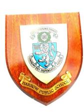 Vintage University HARROW School College  Shield Plaque xzd for sale  Shipping to South Africa