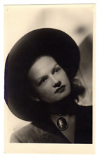 LIV00729  Photographie photo vintage original A. Talis mode chapeau voilette chi, usado comprar usado  Enviando para Brazil