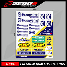Husqvarna stickers motocross for sale  Shipping to Ireland
