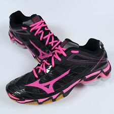 Zapatos de cancha de voleibol Mizuno Wave Lightning RX3 negros/rosa talla 12 para mujer segunda mano  Embacar hacia Argentina