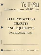 Libro histórico para circuitos y equipos de teletipógrafos (fundamentos), 1947 segunda mano  Embacar hacia Argentina