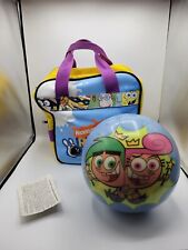 Nickelodeon Brunswick 2003 Fairley Odd Parents 10 LB Bowling Ball w/ Bag for sale  Shipping to South Africa