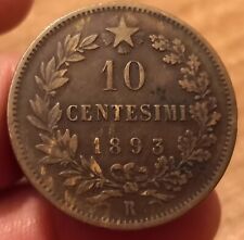 Moneta centesimi 1893 usato  Olbia