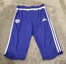Pantalones Adidas Chelsea Football Club de tres cuartos azules medianos con rayas blancas segunda mano  Embacar hacia Argentina