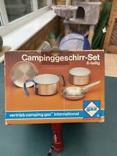 Vintage Boxed Campinggaz  camping cooking set pots pans vgc for sale  Shipping to South Africa
